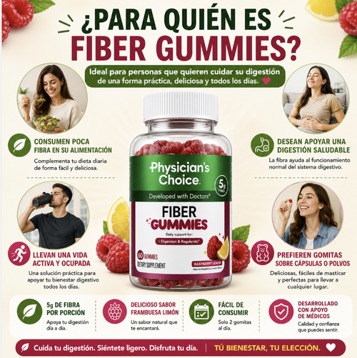 Fiber Gummies | Apoya una Digestión Saludable, Regularidad Intestinal y Bienestar Digestivo