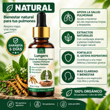 Lungero | Gotas Herbales para los Pulmones · 30 ml